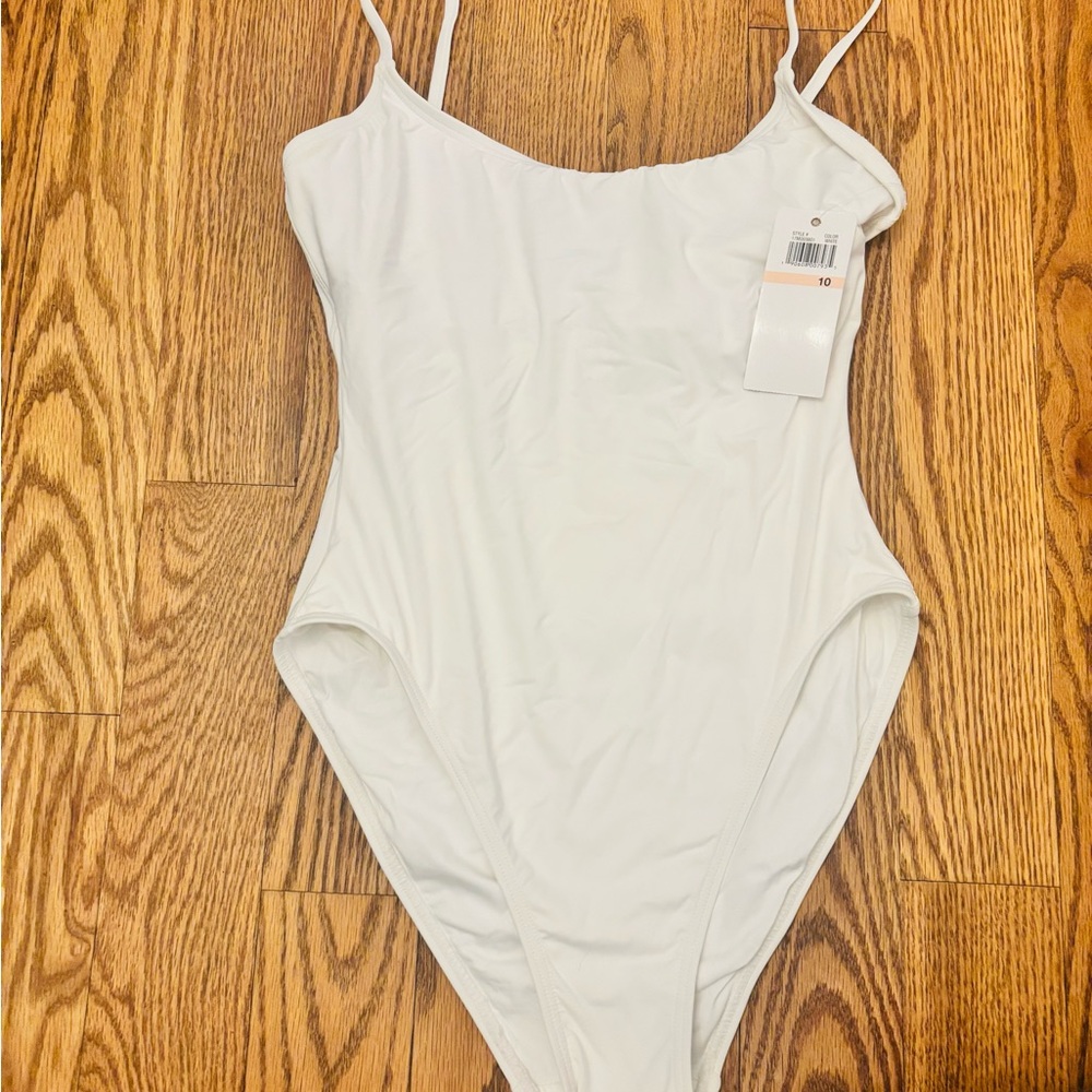 Anne Cole Signature White One-Piece Swimsuit